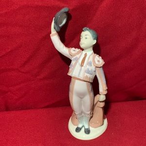 Lladro Porcelain Matador Bullfighter Mint